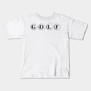 Golf Balls Kids T-Shirt